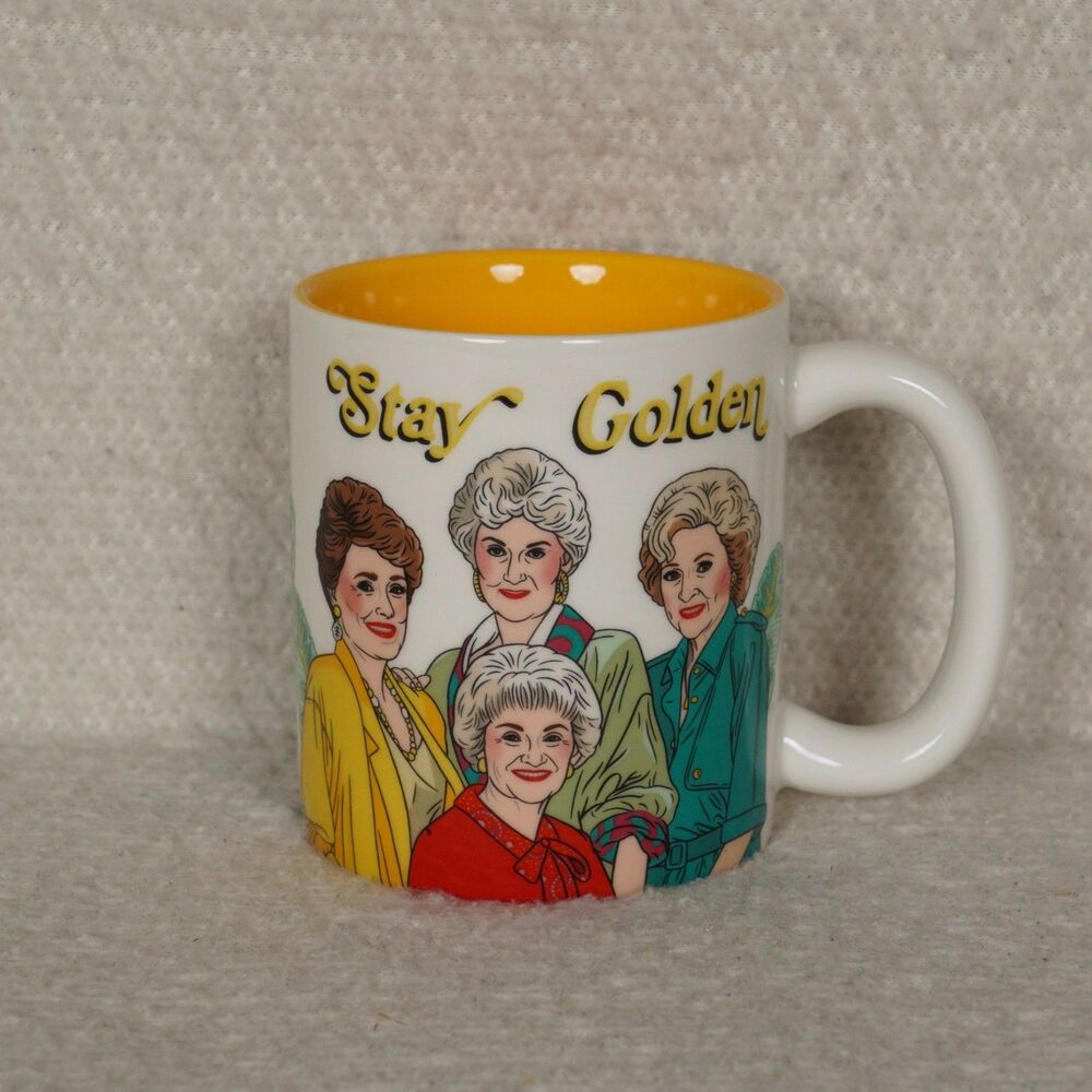 The Golden Girls Stay Golden 12 oz Ceramic Mug Laura Szumowski The Found
